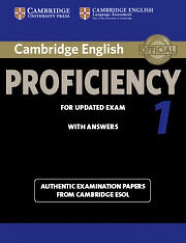 Profiency 1 - For update exam with answers