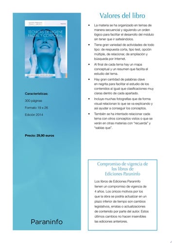 Técnicas de Higiene Facial y Corporal CFGM
