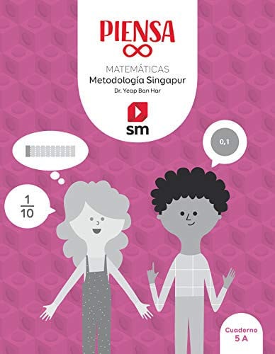 Piensa Infinito Matemáticas Metodología Singapur - 5ºEP
