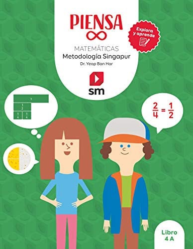 Matemáticas 4ºEP - Libros Piensa Infinito - Metodología Singapur