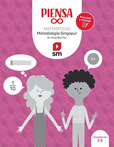 Matemáticas 5ºEP - Cuadernos Piensa Infinito - Metodología Singapur