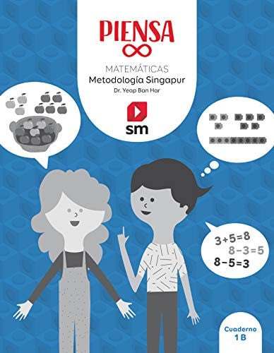 Matemáticas 1ºEP - Cuadernos Piensa Infinito - Metodología Singapur