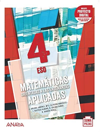 Matemáticas orientadas a las enseñanzas aplicadas 4ºESO - Suma Piezas