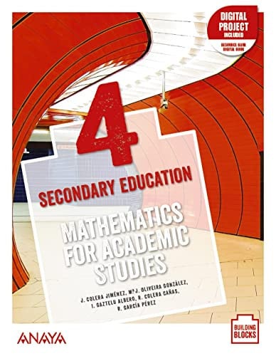 Mathematics for Academic Studies 4ºESO - Building Blocks