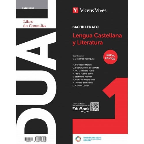 Lengua Castellana y Literatura 1r Batx - DUAL - 2025