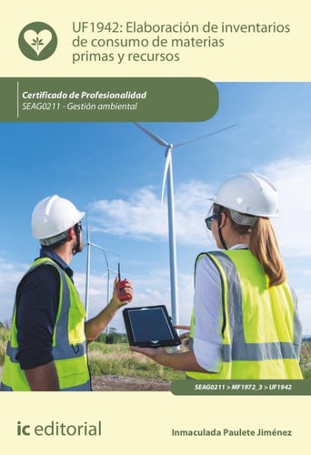 UF1942: Elaboración de Inventarios de Consumo de Materias Primas y Recursos