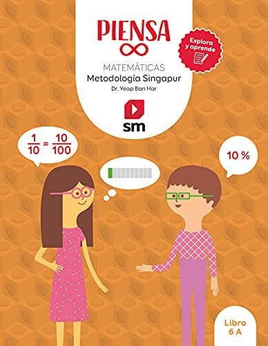 Matemáticas 6ºEP - Libros Piensa Infinito - Metodología Singapur