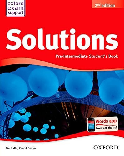 Solutions Pre-Intermediate A2/B1 - Student's Book 2nd Edition