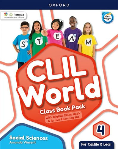 Clil World 4º EP - Social Sciences Class Book Pack - Castile & Leon