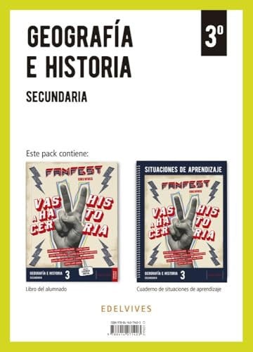 Geografía e Historia 3ºESO - Pack Cuaderno de Situaciones de Aprendizaje - Madrid - FanFest