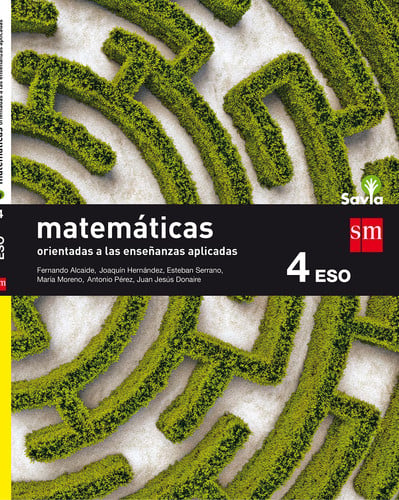 Matemáticas orientadas a las enseñanzas aplicadas 4ºESO - Savia