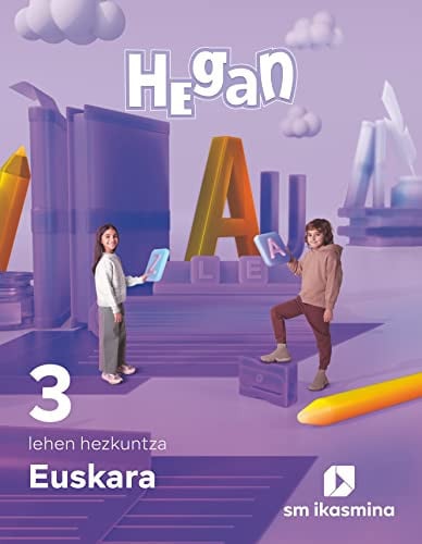 Euskara. Lehen Hezkuntza 3º Hegan - (REVUELA)