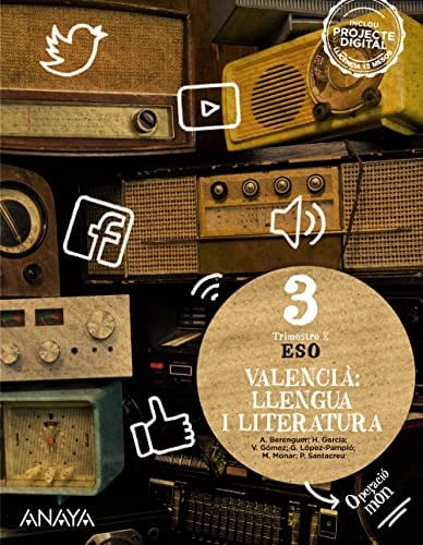 Llengua I Literatura 3ºESO - Comunidad Valenciana - Operación Mundo - Trimestres