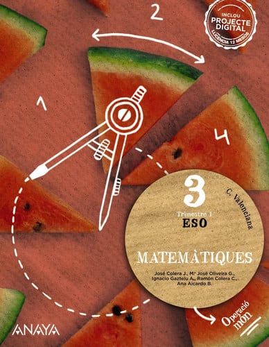 Matemátiques 3ºESO - Comunidad Valenciana - Operació Mon - Trimestres