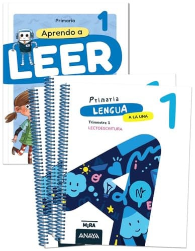 Lengua 1ºEP - A la Una - Lectoescritura - Mira - Trimestres