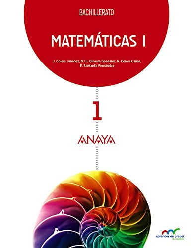 Matemáticas I 1ºBach - Aprender es Crecer en Conexión