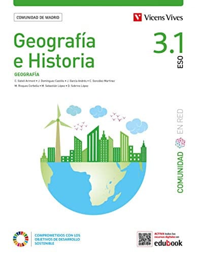 Geografía e Historia 3ºESO - Comunidad En Red - Madrid - Volúmenes