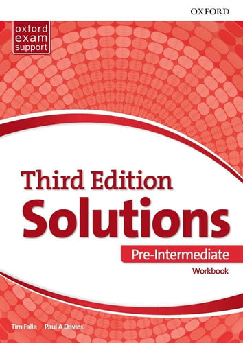 Solutions Pre-Intermediate B1 - Workbook 3rd Edition
