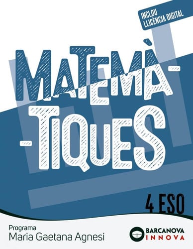Matemàtiques 4t ESO (María Gaetana Agnesi) - Innova 2