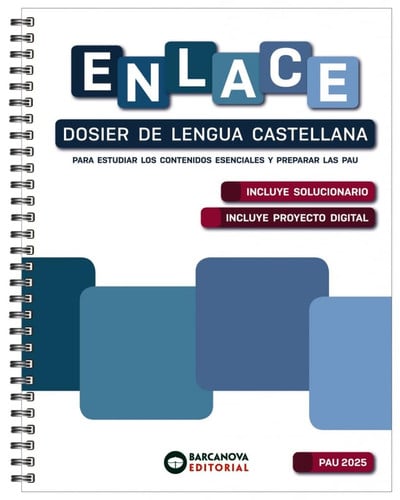 Dossier Lengua Castellana Bachillerato Pau 2025 - Enlace
