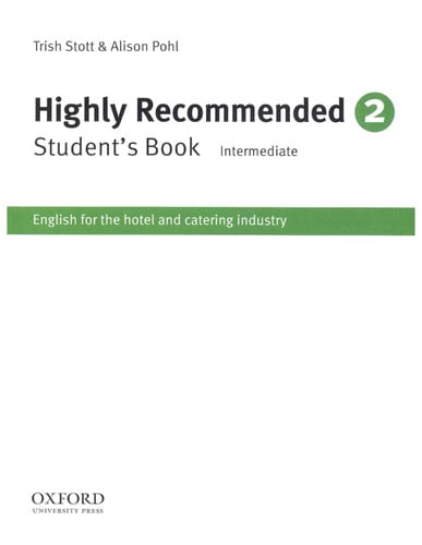 Highly Recommended 2 Student's Book Intermediate