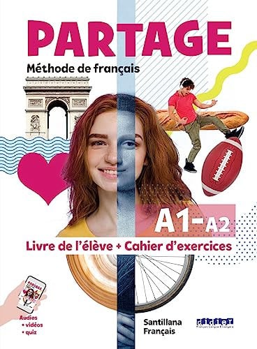 Partage A1 / A2 - Livre + Cahier