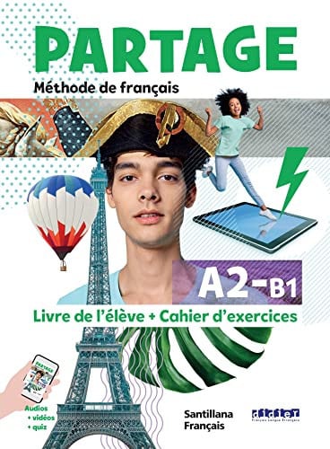 Partage A2 / B1 - Livre + Cahier